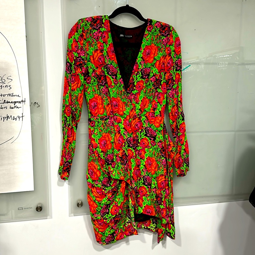 Zara floral dress